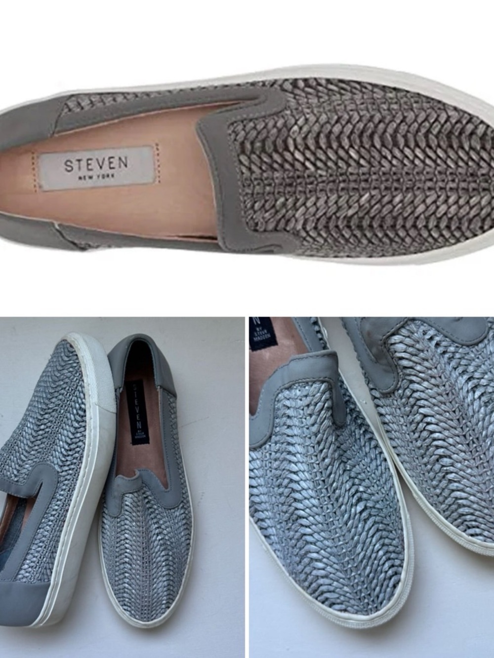 Steven by Steve Madden Kenner Raffia Slip Ons